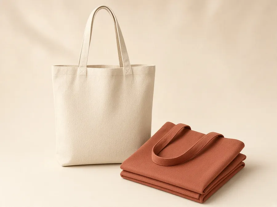 Plain canvas promotional tote bags
