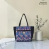 Everyday tote bag – blue paisley print Everyday tote bag in blue paisley print, made by Sangeeta Enterprise, Nagpur