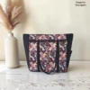 Jumbo tote bag – pink paisley floral print Jumbo tote bag in pink paisley floral print, made by Sangeeta Enterprise, Nagpur