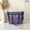 Jumbo tote bag – blue paisley print Jumbo tote bag in blue paisley print, made by Sangeeta Enterprise, Nagpur