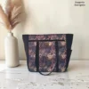 Jumbo tote bag – purple paisley print Jumbo tote bag in purple paisley print, made by Sangeeta Enterprise, Nagpur