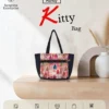 Kitty handy bag in pink and red hut motif print – cover photo, made by Sangeeta Enterprise, Nagpur